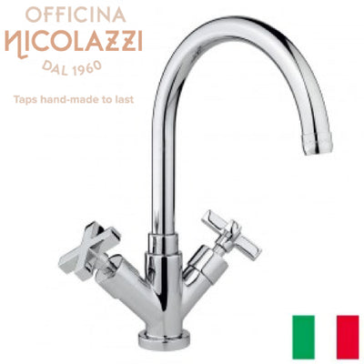 イタリア製 高級水栓金具 洗面水栓 混合水栓 蛇口 2206【受注